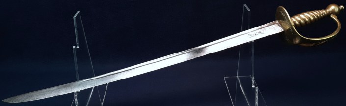 English 1751 Pattern Infantry Hanger, Huntingdonshire Militia, by Samuel Harvey 7